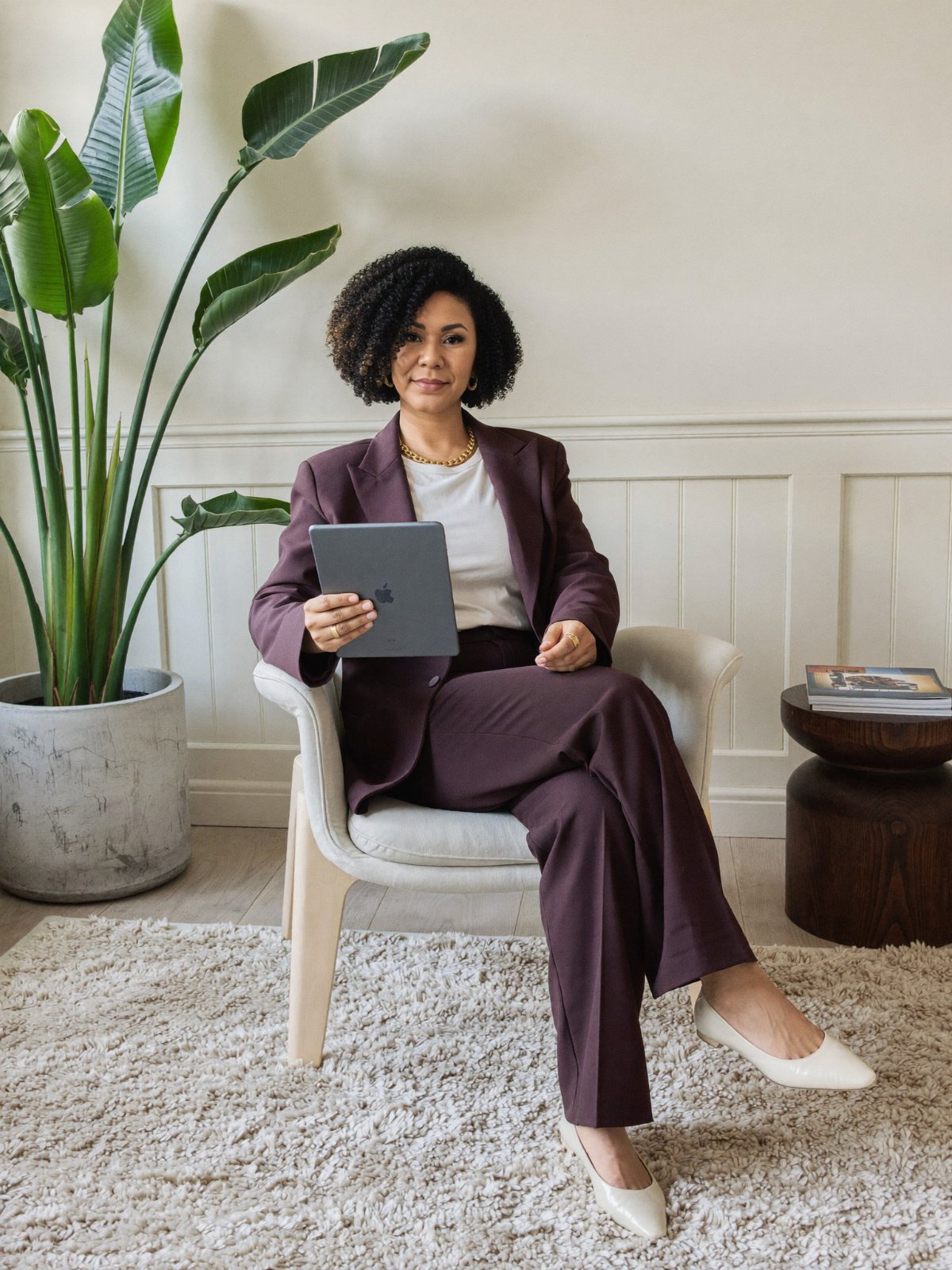 Retrato da Dra. Edilene Soares, fundadora da Solaris